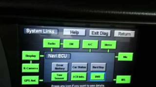 Honda Navi Diagnostic Menu [upl. by Chiquita]