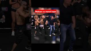 Muhammad Mokaev VS Manel Kape Face off ufc304 ufc mma [upl. by Aniweta45]