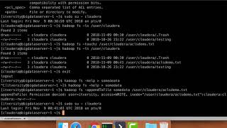 Cloudera Administration  Controlling Access Using ACLs  ACLs on Files [upl. by Erdreid]