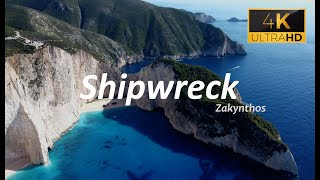 Zakynthos Shipwreck  Navagio Beach in 4K HDR [upl. by Hoyt731]