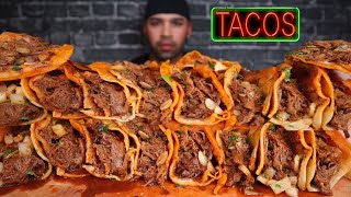 ASMR NO TALKING BIRRIA TACOS MUKBANG [upl. by Garaway]