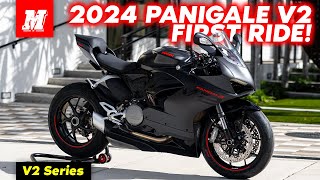 2024 Ducati Panigale V2 First Ride amp Impressions [upl. by Robison299]