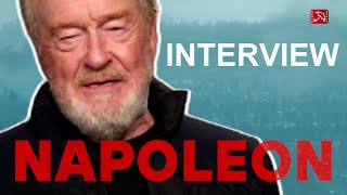 Ridley Scott NAPOLEON Interview 2023  Apple TV [upl. by Analos]