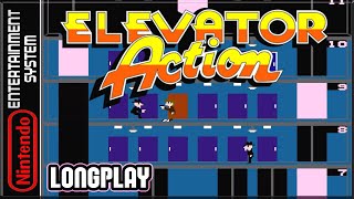 Elevator Action  Full Game 100 Walkthrough  Longplay  NES [upl. by Noret]