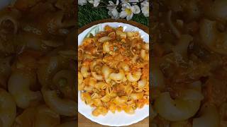 Delicious Masala Macaroni🍝food recipeviewsshorts trendingfunnycomedy ytshortsyoutubeshorts [upl. by Rosalie560]