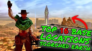 TOP 16 PVE and SOLO PLAYER Base Locations on SCORCHED EARTH in Ark Survival Ascended [upl. by Nolubez]