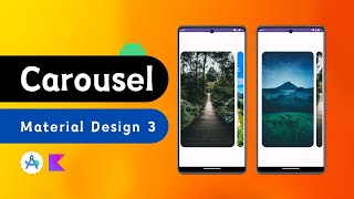 Android Carousel Image Slider With Material Design 3  Android Studio Tutorial [upl. by Atekal]