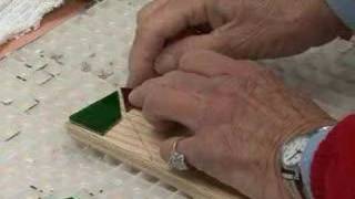 How to Make Glass Mosaics  How to Glue Glass Mosaics [upl. by Ibmat]