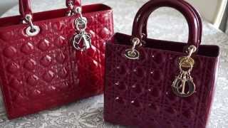 How to Spot a Fake Lady Dior Handbag Review My Christian Dior Bag [upl. by Anairotciv]