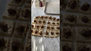 Nutella Christmas Tree Balls  nutella yummyfood yummy bake deliciousfood christmas recipe [upl. by Knowland]