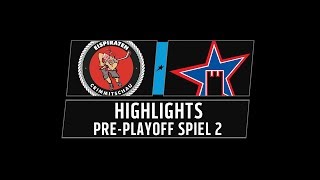 DEL2 Highlights Pre Playoff Spiel 2  Eispiraten Crimmitschau vs Ravensburg Towerstars [upl. by Oza]