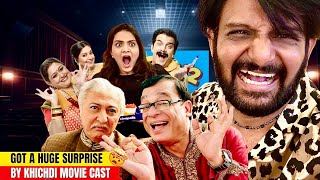 Got a Huge Surprise by Khichdi Movie Actors in Theatre  Maza Aa Gaya [upl. by Peregrine]