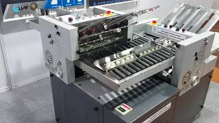 Automatic Leaflet Folding Machine  Paper Folding Machine  Pharma Leaflet Folding Machine [upl. by Kolodgie]