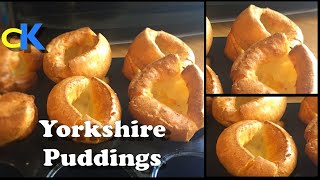 Perfect Yorkshire Pudding Recipe  Easy Yorkshire Puddings [upl. by Llerrot]