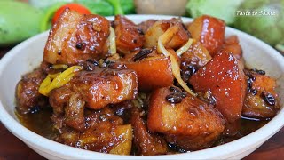 Yummy This is the Best way to cook Pork Humba💯✅ Tastiest ever Easy pork recipe [upl. by Sibeal245]