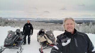 Brothers make it to Yellowstone Snowmobile riding in West Yellowstone [upl. by Yleve905]