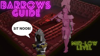 OSRS Barrows guide for MidLow level Ironmen 2022 [upl. by Puto608]