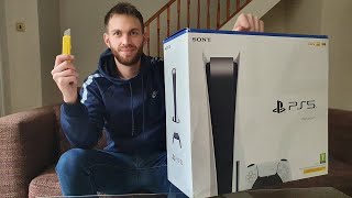 PlayStation 5 Unboxing and Initial Setup [upl. by Lau]