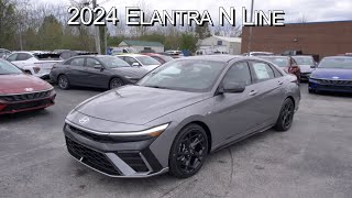 New Fluid Metal Color 2024 Hyundai Elantra N Line at Hyundai of Cookeville [upl. by Oidgime]