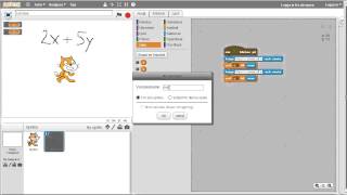 Enkel beräkning av uttryck i Scratch [upl. by Atinram]
