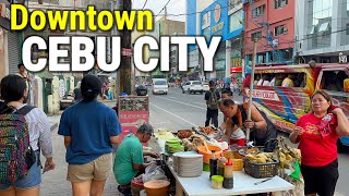 Downtown CEBU CITY  WALKING TOUR  Cebu Philippines [upl. by Travis]