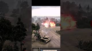 Tanks Battle on the ecliptic field part 2  CoH  Strategy Games shorts shorts tankbattle gaming [upl. by Bowne664]