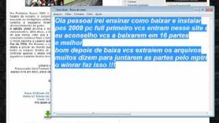 Como baixar e instalar pes 2009 [upl. by Cecilia569]