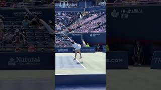 Sania Mirza serve 2022 toronto WTA tennis india [upl. by Eirelav]