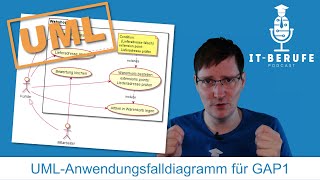 UMLAnwendungsfalldiagramm UseCaseDiagramm für AP1 der ITBerufe [upl. by Natanoj]