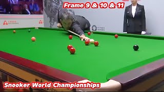 Snooker World Championships Ronnie O’Sullivan VS Stuart Bingham  Frame 9 amp 10 amp 11 [upl. by China]