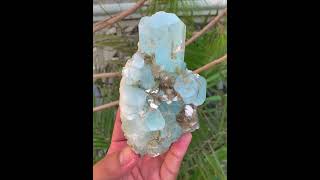 Aquamarine Crystals with Muscovite Mica from Pakistan [upl. by Quar]