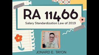 RA 11466 Salary Standardization Law of 2019 [upl. by Stamata551]