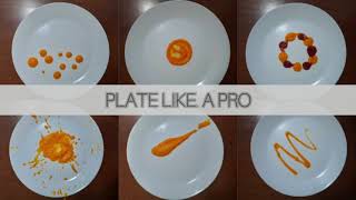 Plate Like A Pro Plating Techniques for Sauces [upl. by Orman]