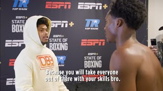 Shakur Stevenson GIVES Abdullah Mason a MILLION DOLLAR advice after getting KNOCKDOWN 2X [upl. by Rivard]