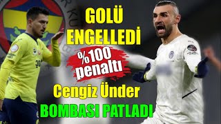 Serdar Dursun gol engelledi Cengiz Ünder Patladı \u00100 Fbahçede [upl. by Ahseit]