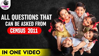 COMPLETE CENSUS 2011 FOR GOVERNMENT EXAMS IN ONE VIDEO [upl. by Bruckner]