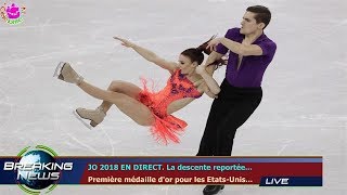 JO 2018 EN DIRECT La descente reportée Première médaille dor pour les EtatsUnis [upl. by Einafit]