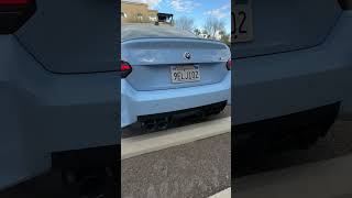 2023 BMW M2 Exhaust Sound [upl. by Enirhtac]