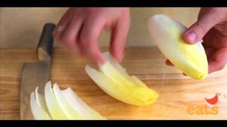 Knife Skills How To Prepare An Endive [upl. by Brieta]