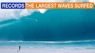 BIGGEST WAVES EVER SURFED IN HISTORY  LAS OLAS MÁS GRANDES JAMÁS SURFEADAS [upl. by Ellerret]