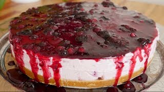 Cheese cake de frutos vermelhosSem fornoTatiane marques [upl. by Anavas]