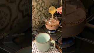 Hot chocolate season 🍫❄️hotchocolaterecipe coldnight warm شيكولاتة شيكولاتهساخنه [upl. by Yrrej]