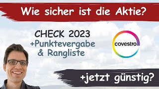 Covestro Aktienanalyse 2023 Wie sicher ist die Aktie günstig bewertet [upl. by Ajnin]