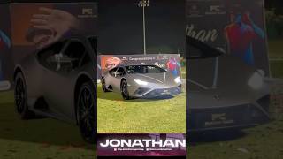 JONATHAN🤩DRIVING HIS😱NEW LAMBORGHINI  jonathan dreamcar lamborghini shorts [upl. by Cayser]