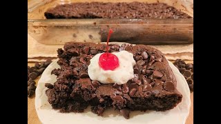 Chocolate Dump Cake Recipe 🍫🍰☕️🍨 4Ingredient Dessert with Cake Mix amp Instant Pudding❤️ [upl. by Rosabella786]