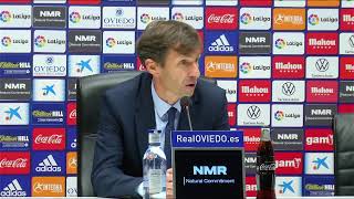 Rueda de prensa Ziganda  Real Oviedo  Fuenlabrada [upl. by Annelg]