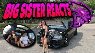 TAKING MY 23 YEAR OLD SISTER ON A RIDE IN MY REDEYE JAILBREAK CHRYSLER CHRYSLER [upl. by Fremont151]