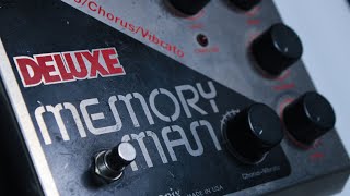 ElectroHarmonix  Deluxe Memory Man  Demo [upl. by Elleinnad852]