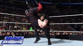 Roman Reigns vs Kane SmackDown June 27 2014 [upl. by Onnem303]