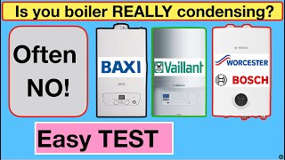 Is your boiler REALY condensing Most are NOT I show you how to test it’s easy [upl. by Sparks]